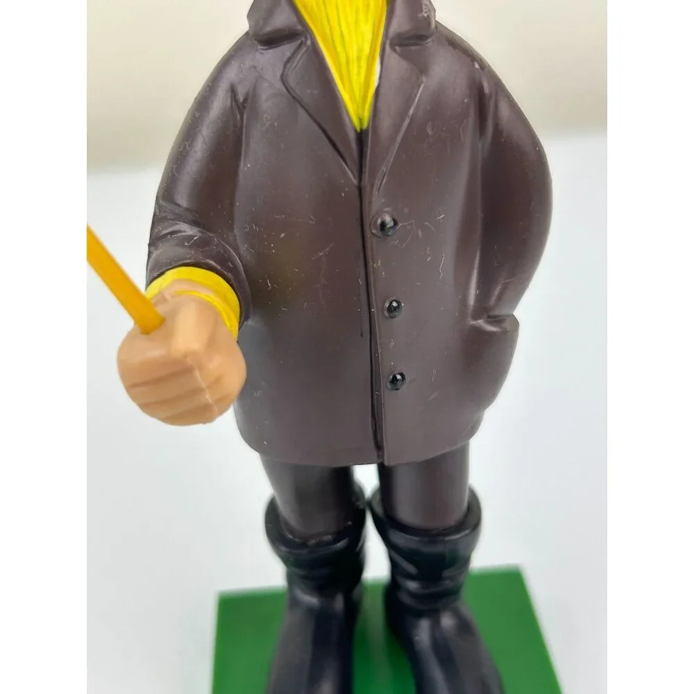 Wilton Cake Topper Old Man Fishing Pole Boot Vintage Made in Hong Kong Plastic